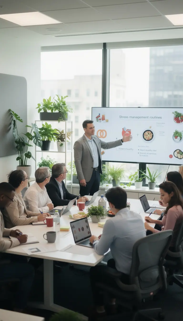 Modern office workspace